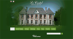 Desktop Screenshot of le-castel-normandy.com